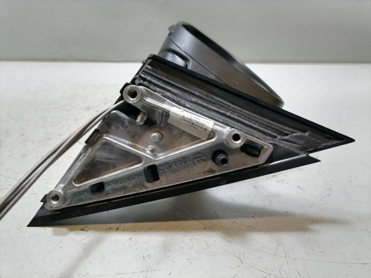 Skoda Fabia 2 original Au&szlig;enspiegel links manuell verstellbar 9153 Anthracite grey Bj.2009